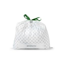 Brabantia PerfectFit Trash Bags, Code R, 9.5 Gallon (36L), 120-Count