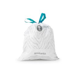 Brabantia PerfectFit Trash Bags, Code W, 1.3 Gallons (5L), 200-Count 