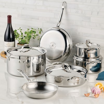 Hestan ProBond Luxe Professional Clad Stainless-Steel 10-Piece Cookware Set Simolary simolary.com 14