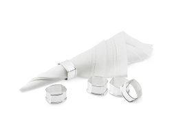 Heirloom Silver Napkin Rings, Set of 4