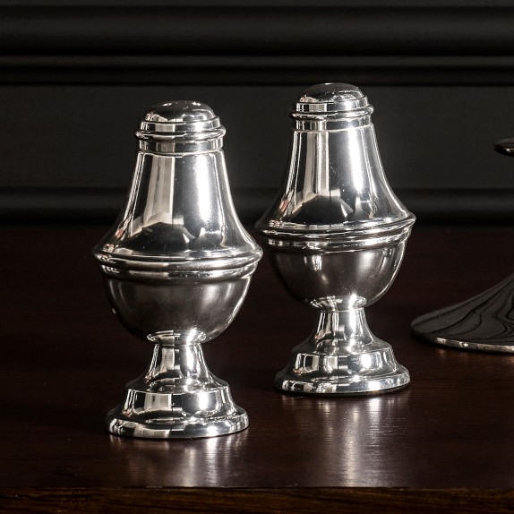 Heirloom Silver Salt & Pepper Shakers