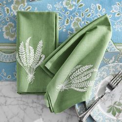 Sanderson x Williams Sonoma Woodland Fern Napkins, Set of 4