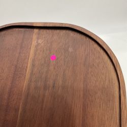 OPEN BOX: Marble Cheese Board Set with Knives, Walnut