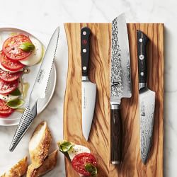 Global Classic Serrated Utility Knife, 6"