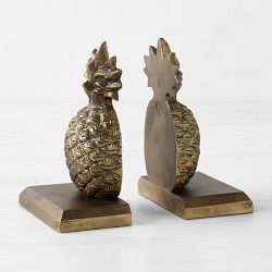 Pineapple Bookends