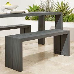 Larnaca Outdoor Metal Dining Bench (46"-65")