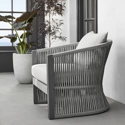 Pasadena Outdoor Metal Club Chair