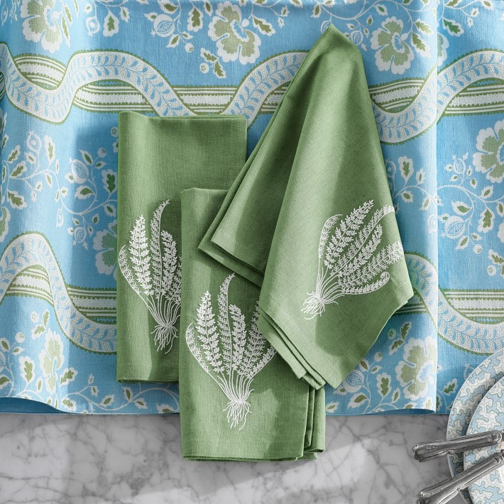 Morris & Co. x Sanderson Aubrey Table Runner | Williams Sonoma