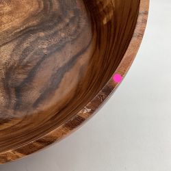 OPEN BOX: Acacia Tall Salad Bowl, 12"