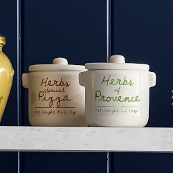 Herbes de Provence in Ceramic Crock