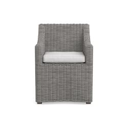 OPEN BOX: San Clemente Dining Arm Chair, All Weather Weave, Grey