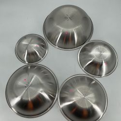 OPEN BOX: Stainless-Steel Nesting Mixing Bowls, Set of 5