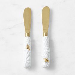 Honeycomb Cheese Spreaders, Set of 2