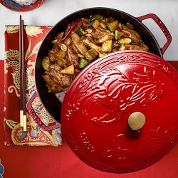 Staub Enameled Cast Iron Essential French Oven with Horse Lid, 5-Qt.