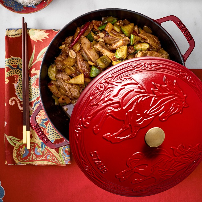 Staub Horse Lid French Oven, 5-Qt. | Williams Sonoma