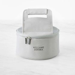 Hold Everything Insulated Round Food Carrier, Solid Grey