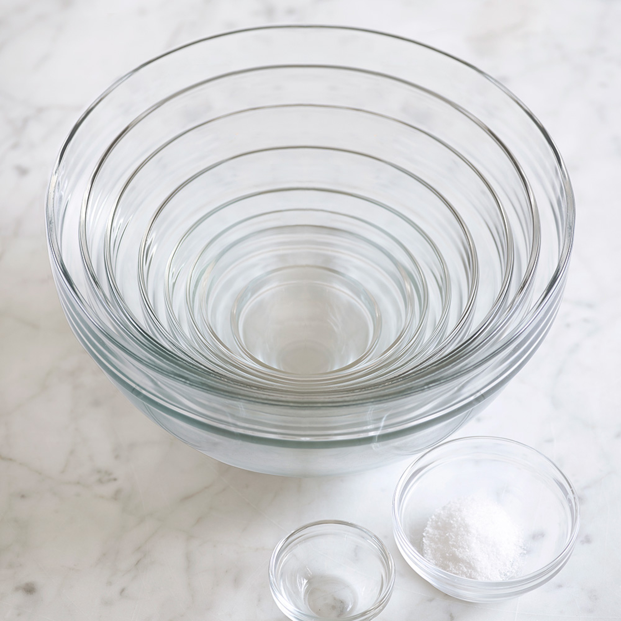 William Sonoma - Glass Mixing Bowl Set