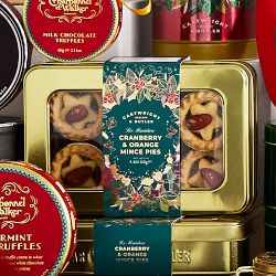 Cartwright &amp; Butler Cranberry Orange Mini Mince Pies in Window Tin