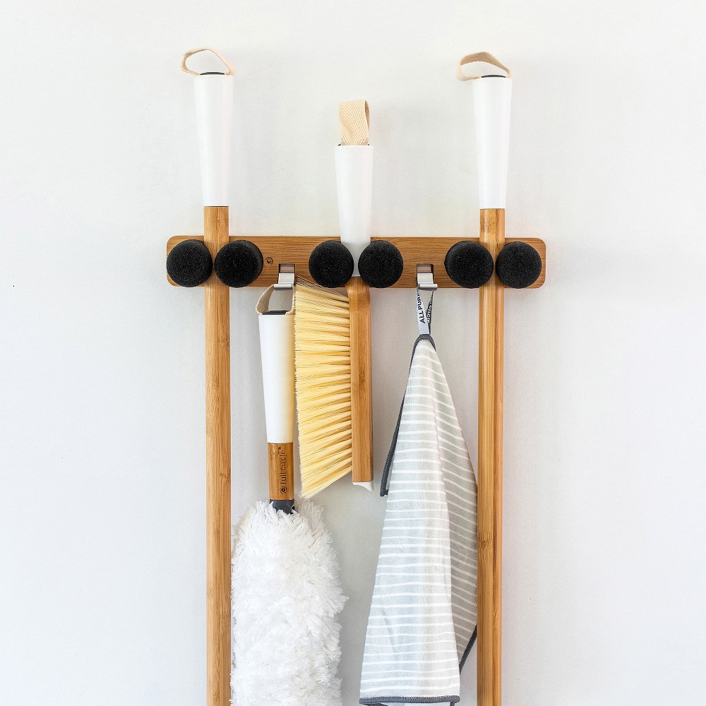 Full Circle Get A Grip Mop & Broom Organizer