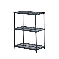 MeshWorks 3-Tier Shelf, Black