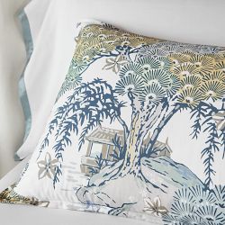 Scalamandré x Williams Sonoma Home Sea Of Trees Duvet Cover &amp; Shams