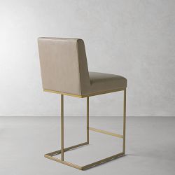 Bradley Upholstered Square Back Counter &amp; Bar Stool