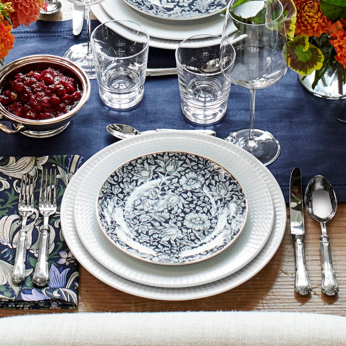 Morris & Co. Bluebell Salad Plates, Set of 4 | Williams Sonoma