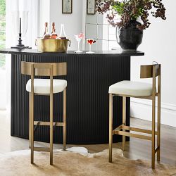 Emma Upholstered Counter &amp; Bar Stool