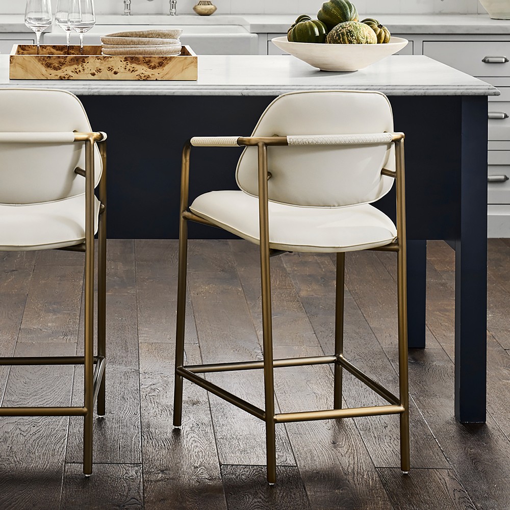 Kenwood Upholstered Dining Counter & Bar Stool by Williams Sonoma Home