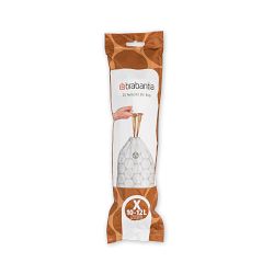 Brabantia PerfectFit Trash Bags, Code X, 2.6-3.2 Gallon (10-12L), 200 Trash Bags