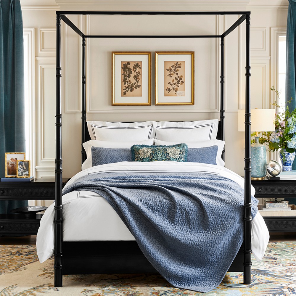 Cane Four Poster Bed by Williams Sonoma Home