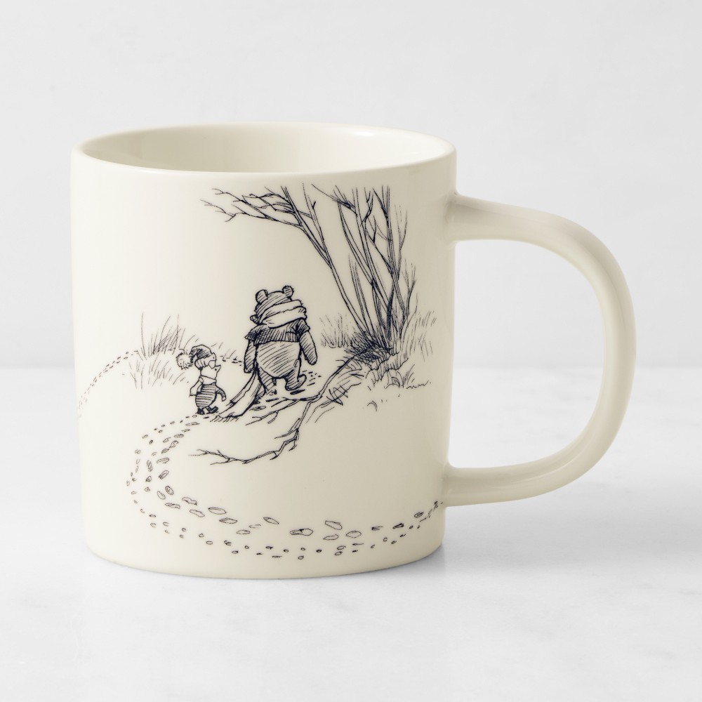 Rory Dobner x Williams Sonoma Winnie the Pooh Stuck in Snow Mug - Snow