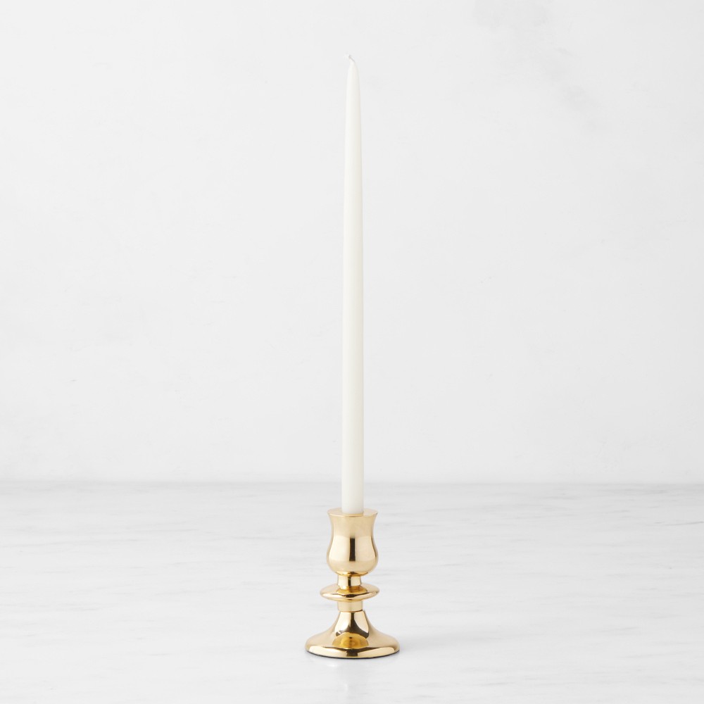 Heirloom Gold Tiny Taper Holders - Small