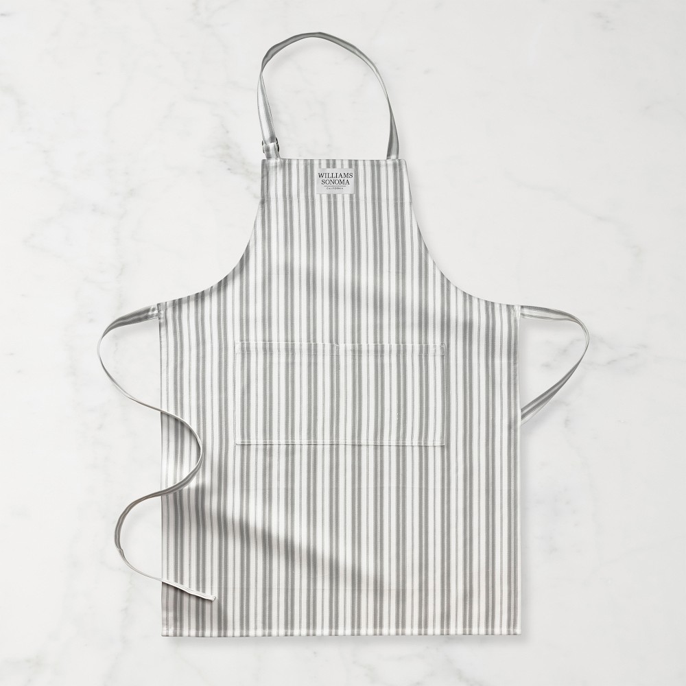 Williams-Sonoma Classic Stripe Apron (Drizzle Grey)