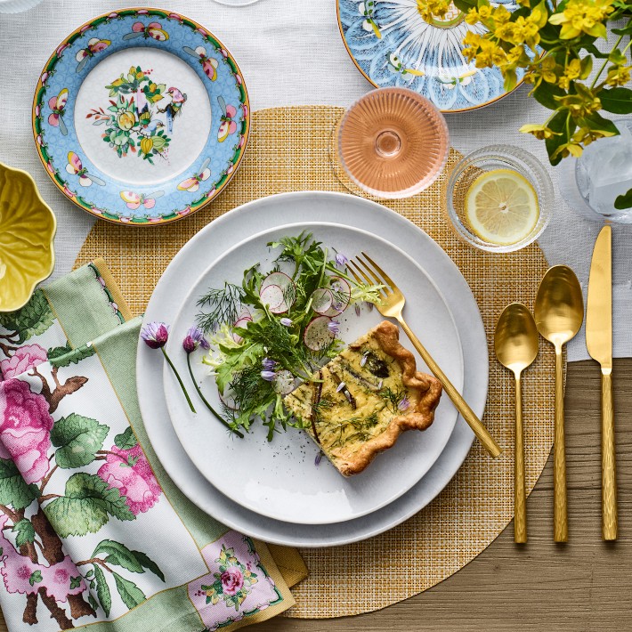 Chilewich Mini Basketweave Round Placemat | Williams Sonoma