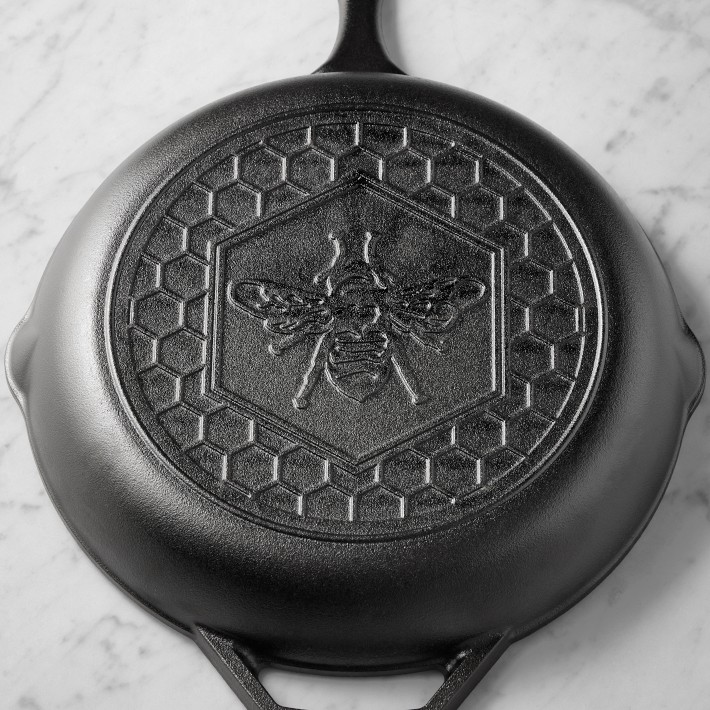 Lodge Chef Cast Iron Honeycomb Skillet | Williams Sonoma