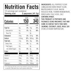 Williams Sonoma Popover Baking Mix