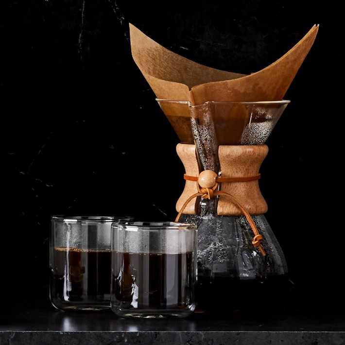 Chemex® Pour-Over Glass Coffee Maker with Wood Collar | Williams