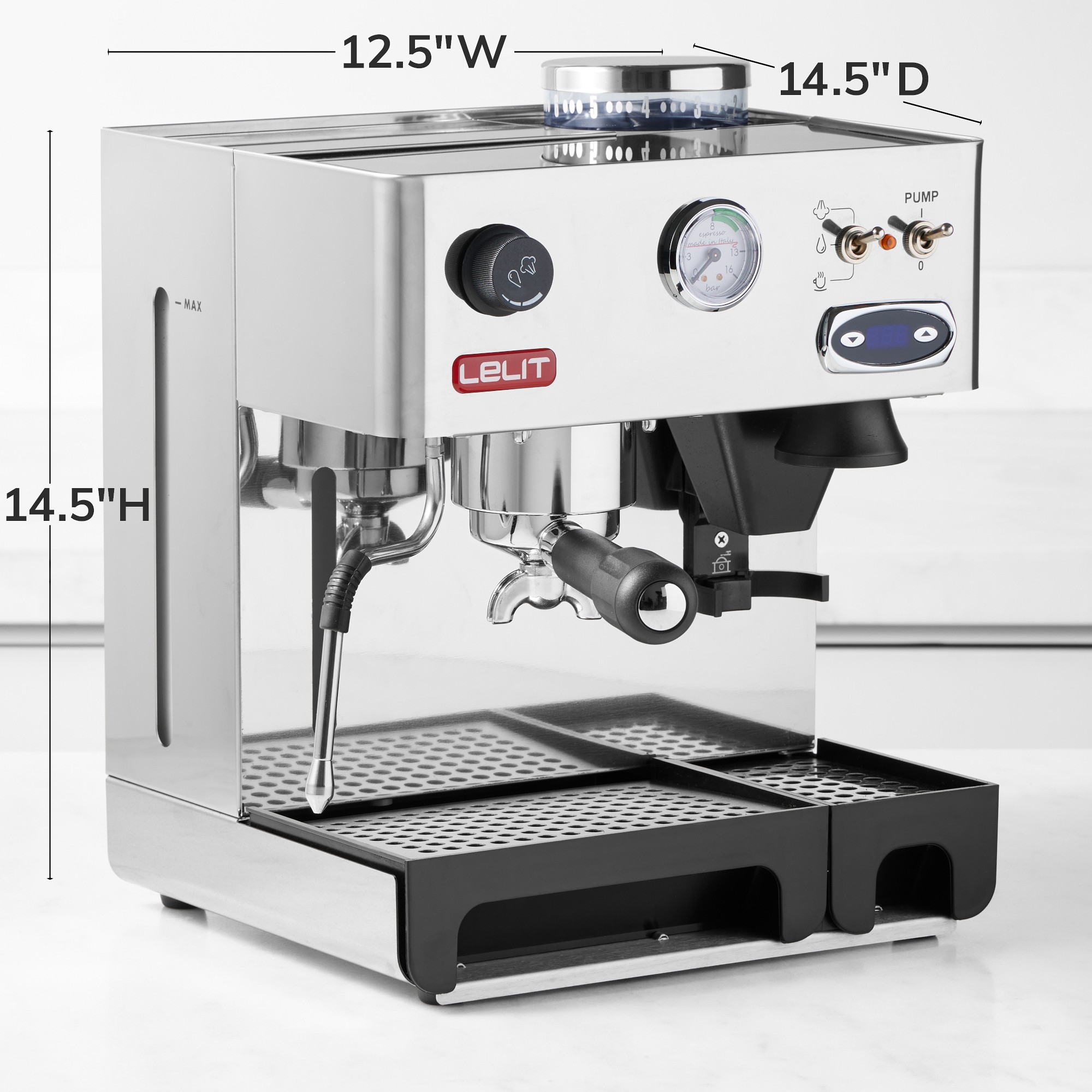 LELIT Anita Manual Espresso Machine Sansujyuku sansujyuku.com