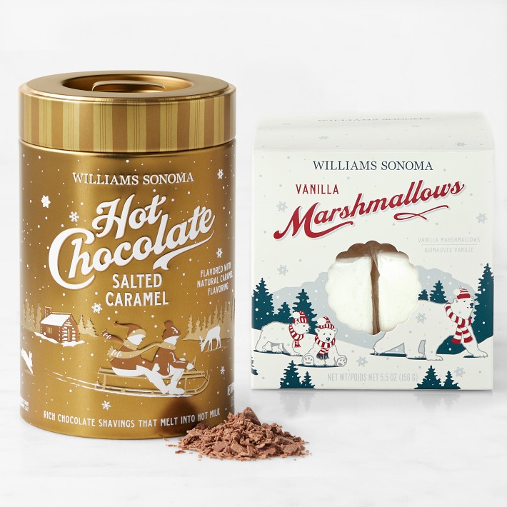 Williams Sonoma Salted Caramel Hot Chocolate & Vanilla Marshmallows
