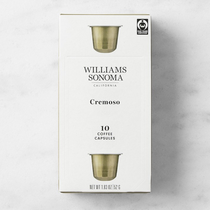 Williams Sonoma Coffee Capsules, Cremoso, Set of 2