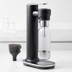 Breville InFizz Fusion Sparkling Beverage Maker without CO2 Cylinder, Black Truffle