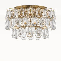 Liscia Flush Mount, Gild, Small