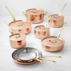 Mauviel M'250 Copper B 15-Piece Cookware Set