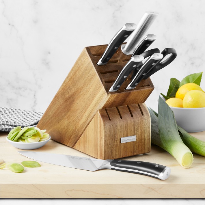 Wüsthof Classic Ikon Knife Block, 8-Piece Set | Williams Sonoma