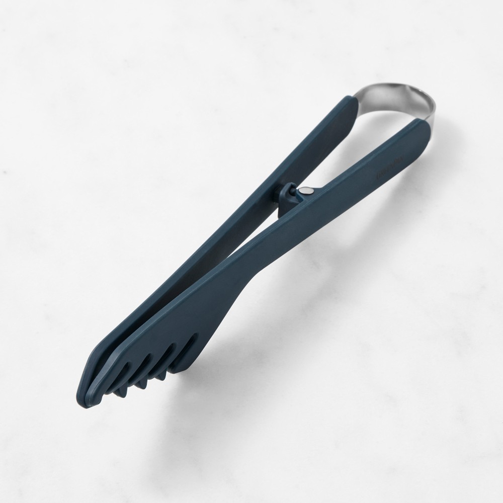 GreenPan™ Premiere Silicone Locking Pasta Tongs - Pasta Tongs, Oxford Blue