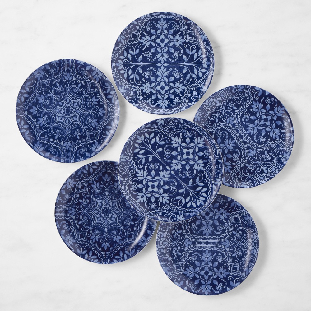 Williams Sonoma Night of Lights Salad Plates, Set of 6 - Set of 6