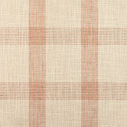 Fabric By The Yard, Textured Plaid, Taupe And Red