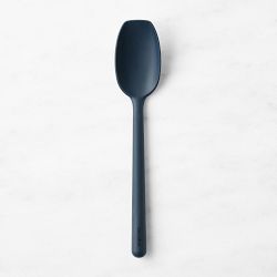 Greenpan Silicone Flat Head Spoon, Large, Oxford Blue