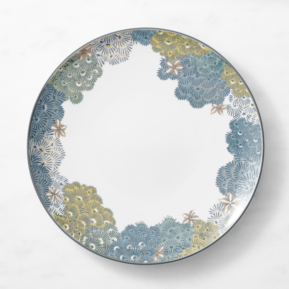 Scalamandré x Williams Sonoma Sea of Trees Dinnerware Collection - Set of 4